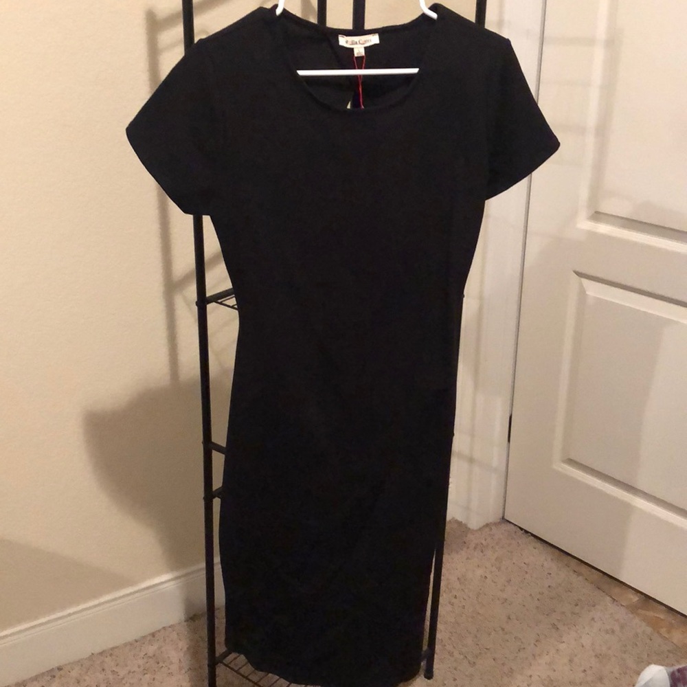 Black work dress